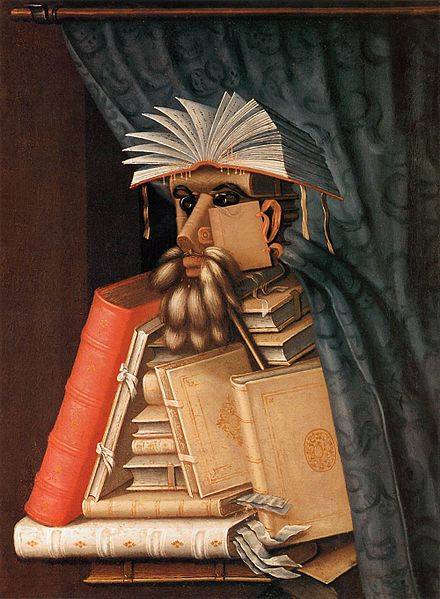 Il bibliotecario di Giuseppe Arcimboldo