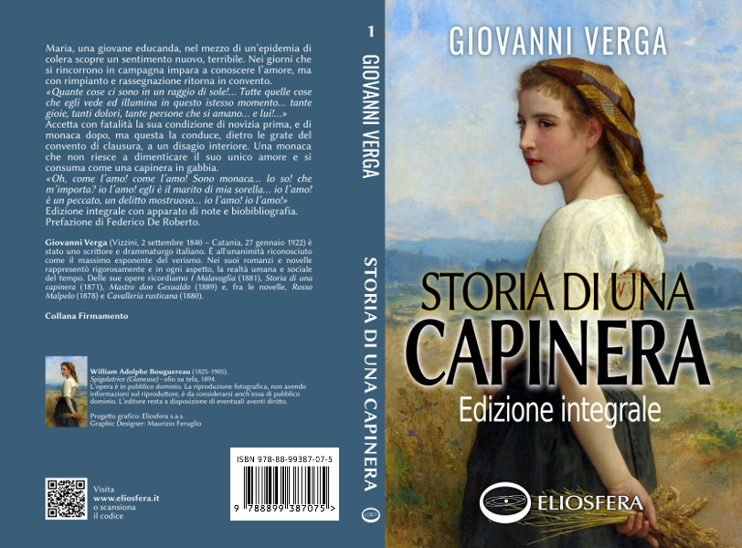 Copertina libro Storia di una capinera